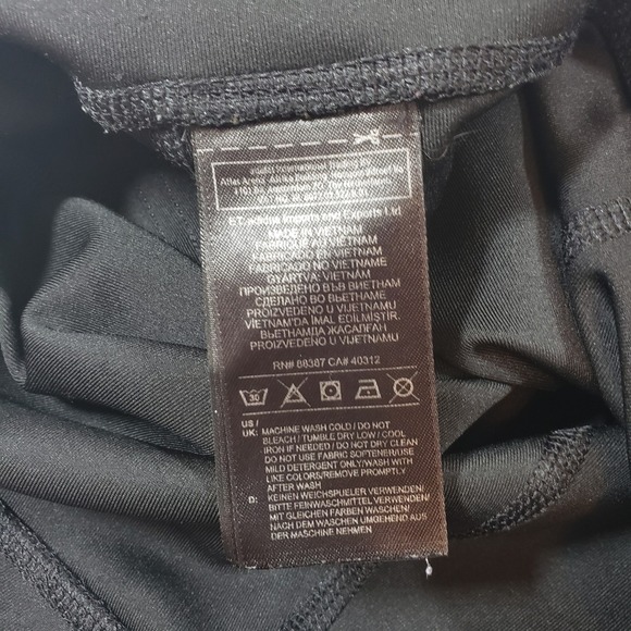 Adidas Womens Black 3‎ Stripe ClimaLite Capri Leggings Activewear Athletic Large - Picture 3 of 4